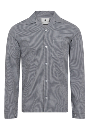 Pyjamasskjorte | Bambusviskose | Navy stribet -JBS of Denmark Men