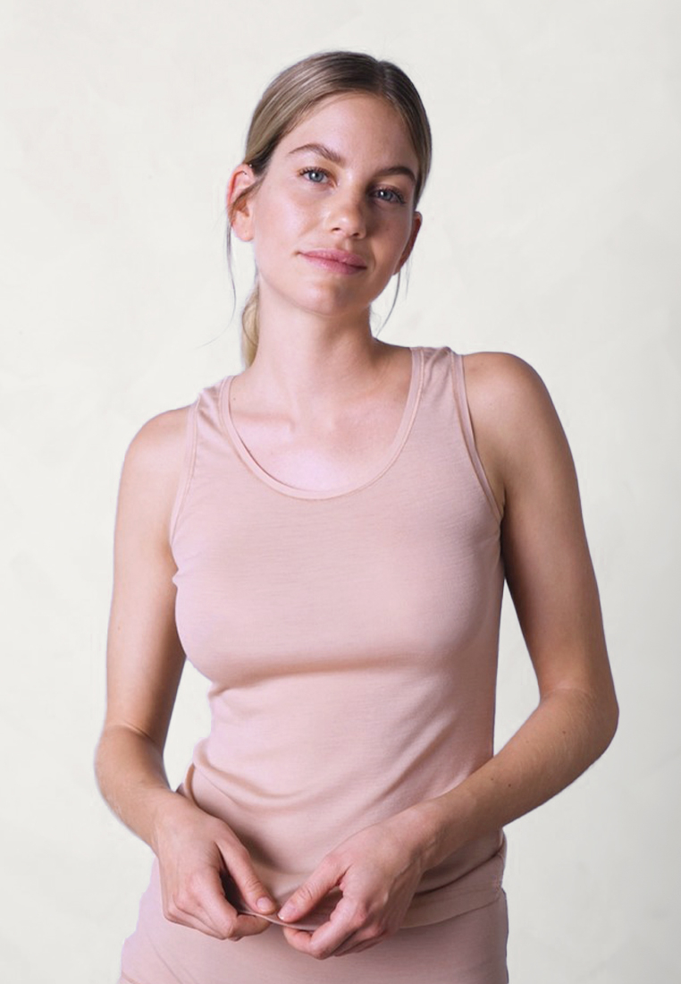 Tanktop | 100% uld | Nude -JBS of Denmark Women