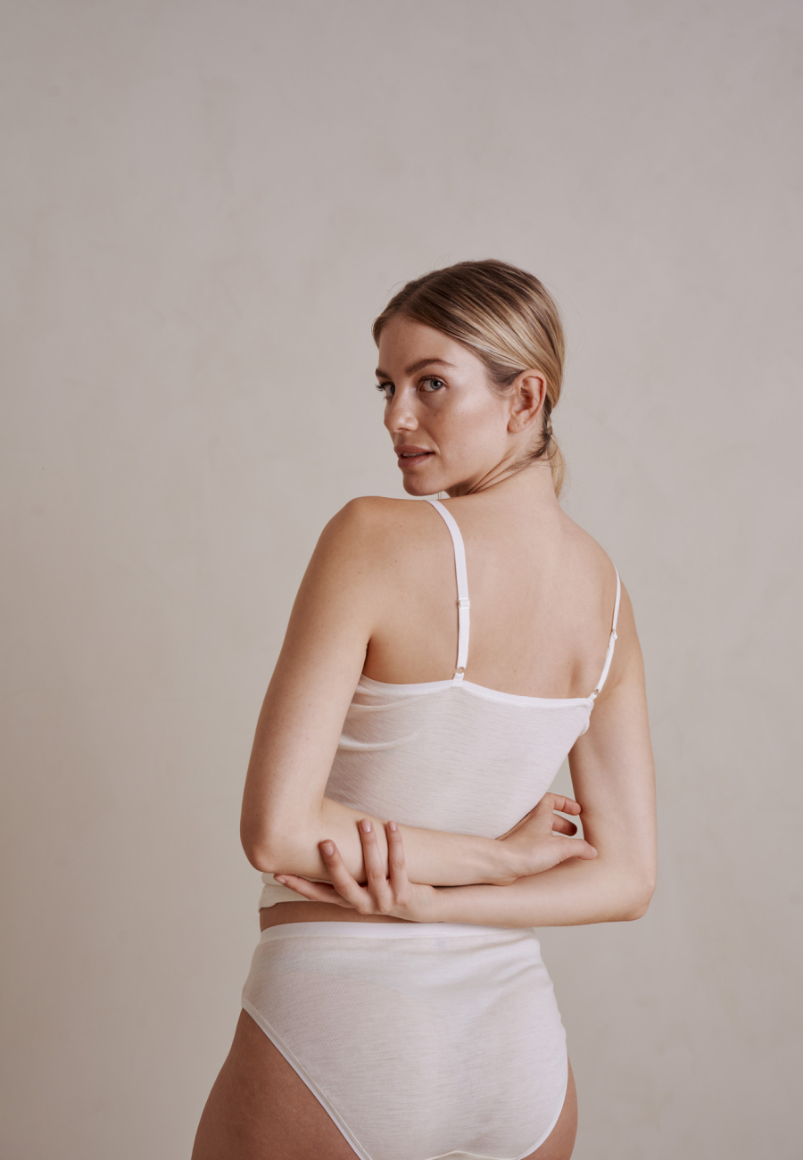 Stroptop | 100% uld | Ivory -JBS of Denmark Women