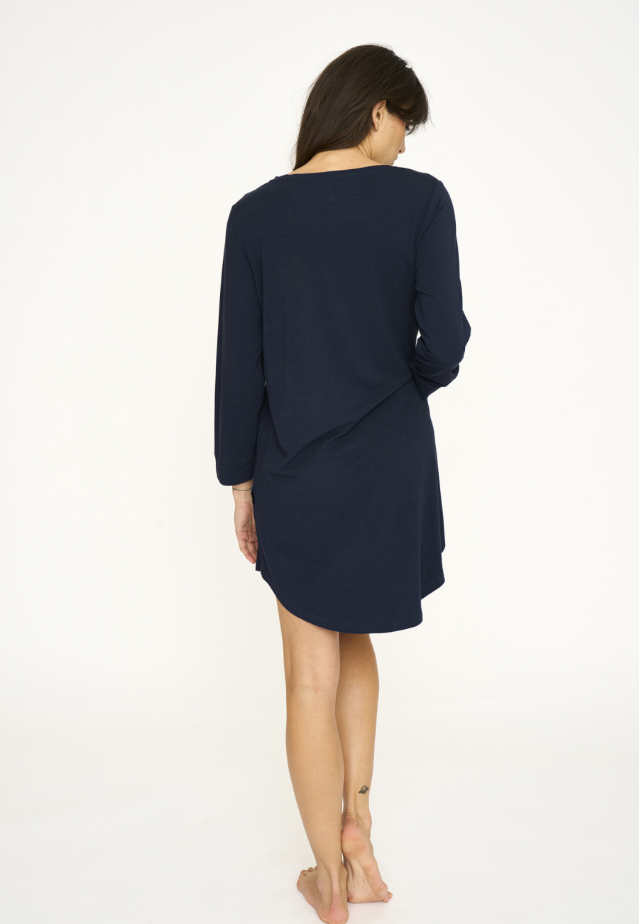 Big shirt | Bambusviskose | Navy -JBS of Denmark Women