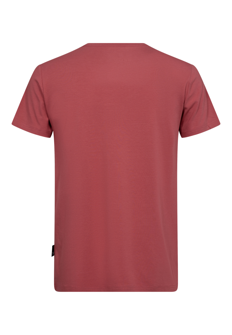 T-shirt o-neck, Bambusviskose, Rød