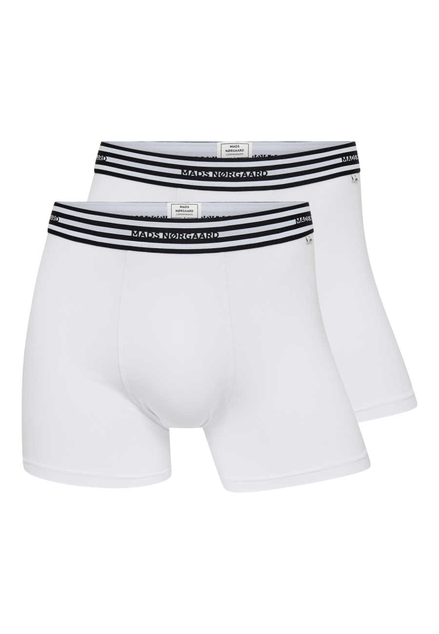 Tights | 2-pak | Økologisk bambusviskose | Hvid -JBS x Mads Nørgaard