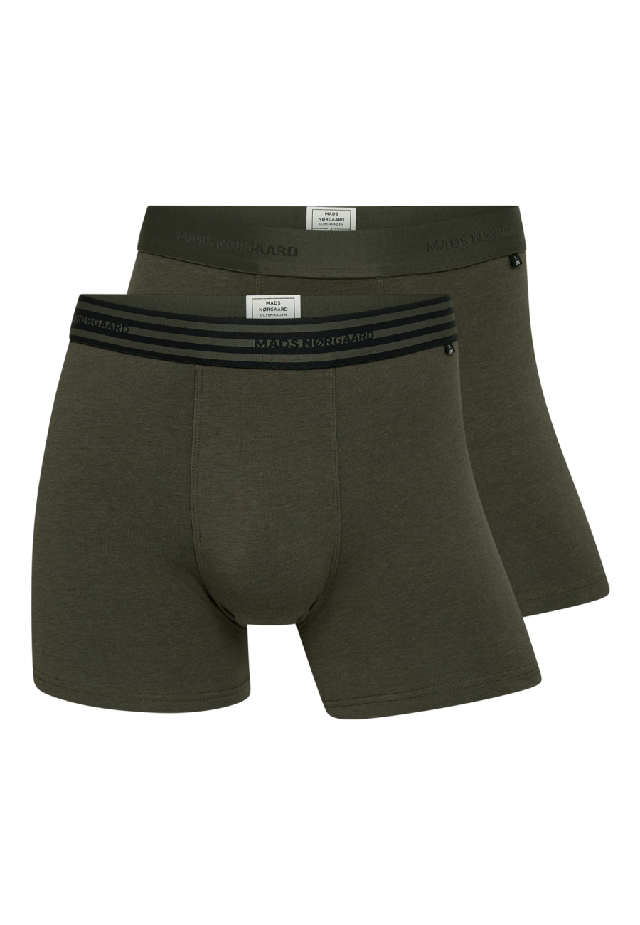 Tights | 2-pak | Økologisk bambusviskose | Army -JBS x Mads Nørgaard