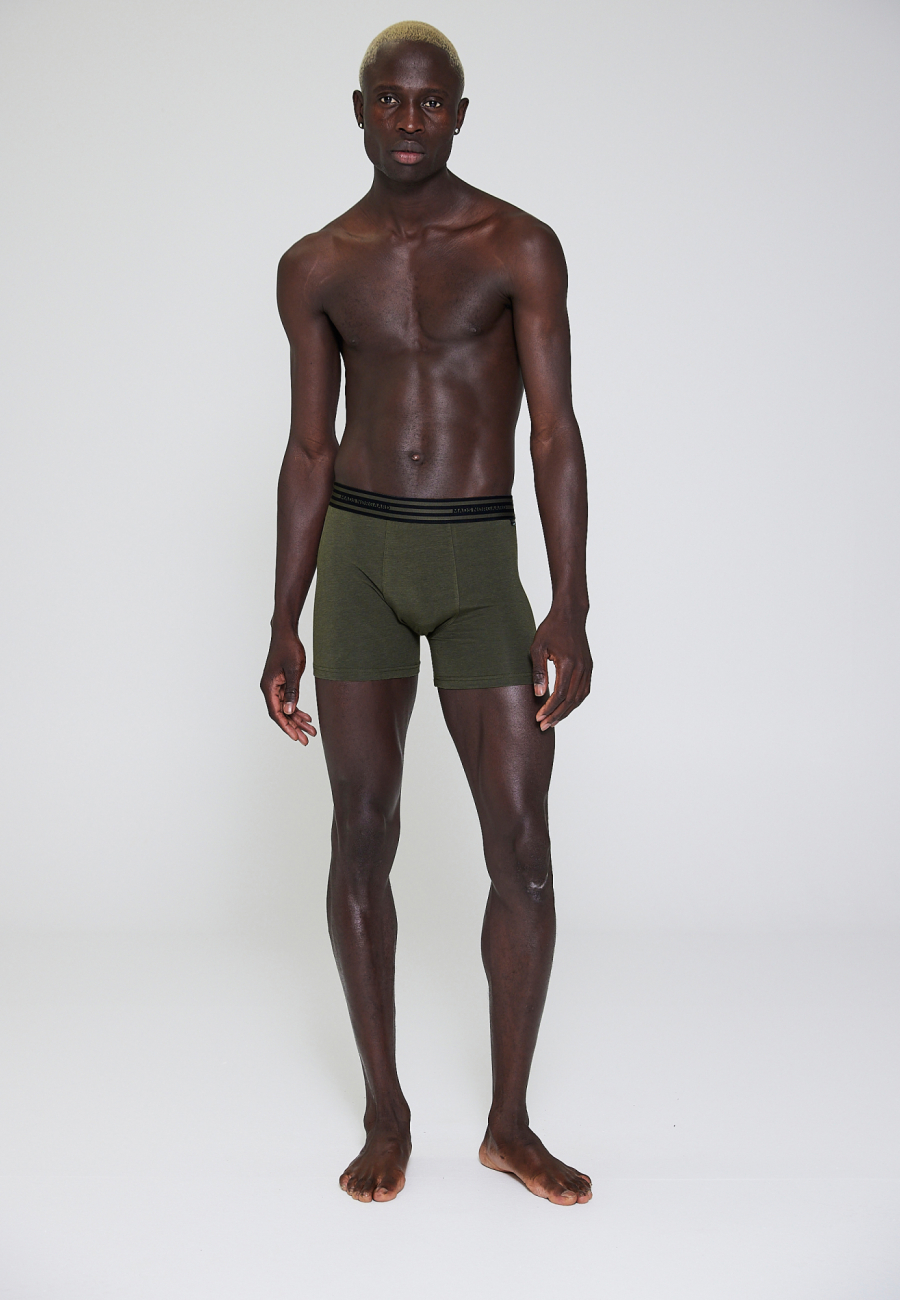 Tights | 2-pak | Økologisk bambusviskose | Army -JBS x Mads Nørgaard