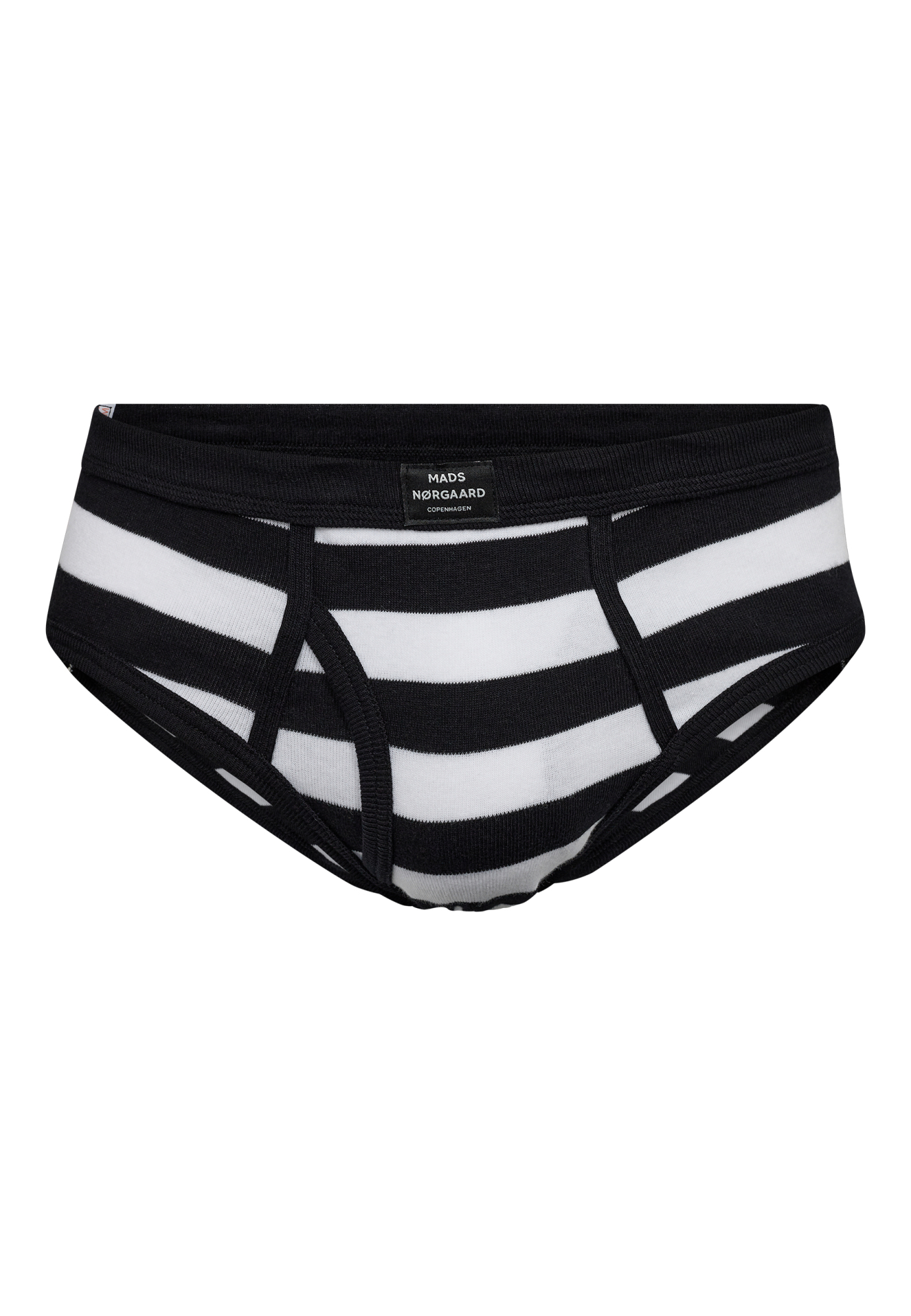 Briefs m. gylp "original", 100 % økologisk bomuld, Stribet