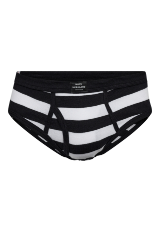 Briefs m. gylp "original", 100 % økologisk bomuld, Stribet Briefs m. gylp "original", 100 % økologisk bomuld, Stribet