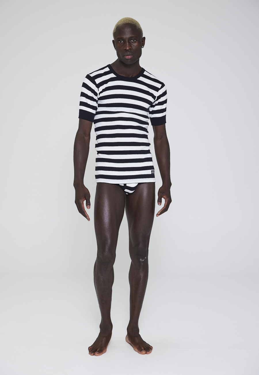 T-shirt "original" | 100 % økologisk bomuld | Stribet -JBS x Mads Nørgaard