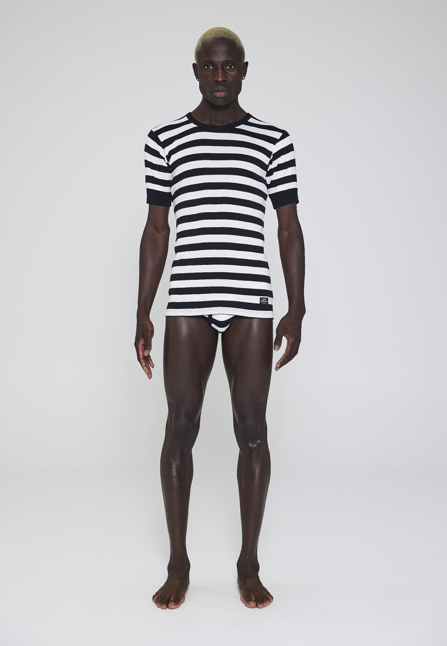 T-shirt "original" | 100 % økologisk bomuld | Stribet -JBS x Mads Nørgaard