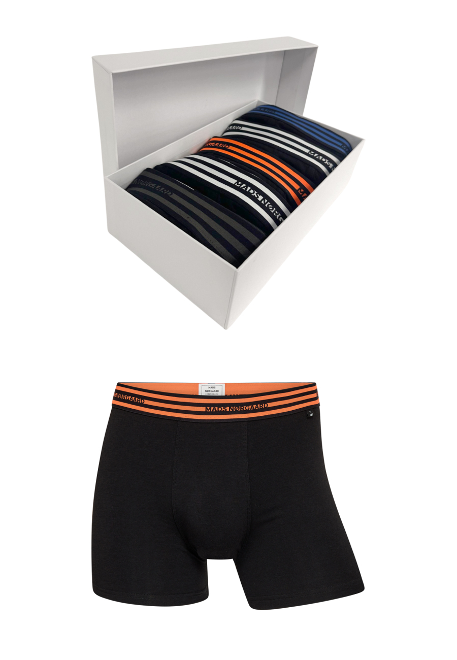 Tights i gaveæske | 5-pak | Økologisk bambusviskose | Sort -JBS x Mads Nørgaard