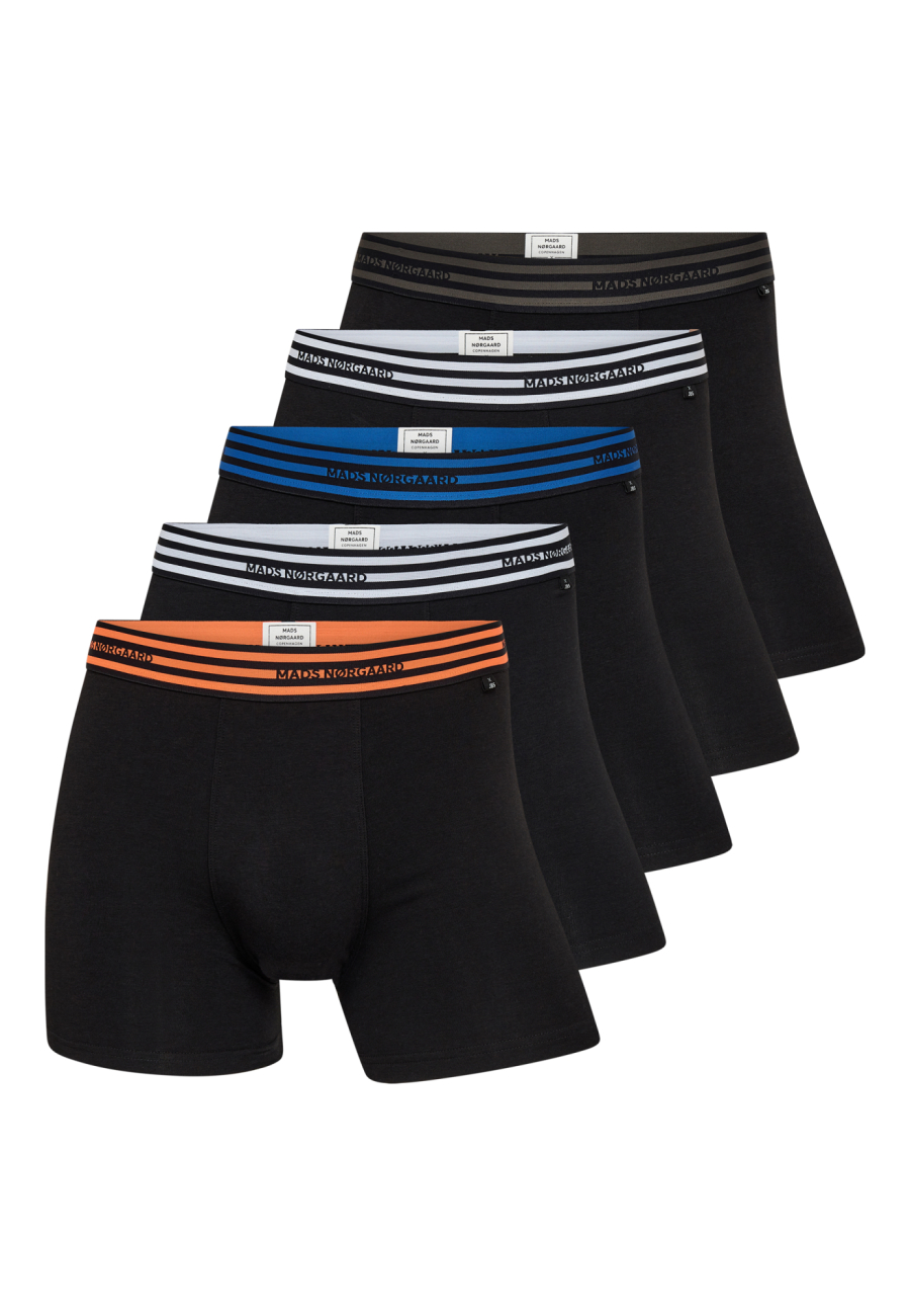 Tights i gaveæske | 5-pak | Økologisk bambusviskose | Sort -JBS x Mads Nørgaard