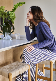 Langærmet t-shirt | Økologisk bambus | Lavendel -JBS of Denmark Women