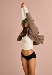 Hipster trusse "Absorbent" 30 ml | Bambusviskose | Sort -JBS of Denmark Women