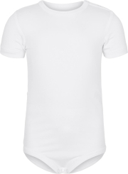 Kortærmet body | Bambusviskose | Hvid -JBS of Denmark Kids