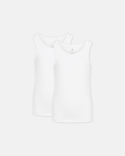 Undertrøje| 2-pak | Bambusviskose | Hvid -JBS of Denmark Kids