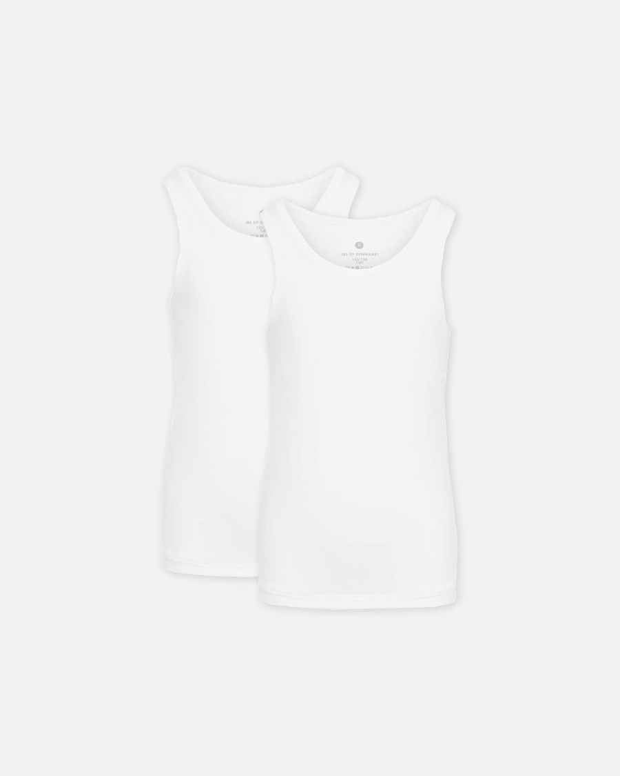 Undertrøje| 2-pak | Bambusviskose | Hvid -JBS of Denmark Kids