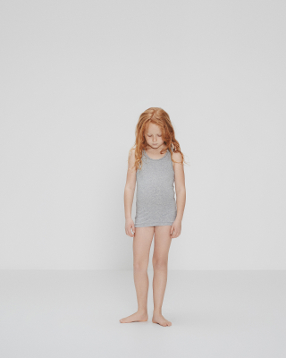 Undertrøje| 2-pak | Bambusviskose | Grå -JBS of Denmark Kids