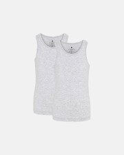 Undertrøje| 2-pak | Bambusviskose | Grå -JBS of Denmark Kids
