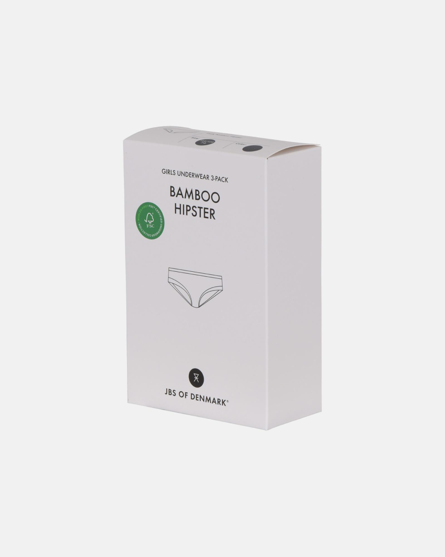 Hipster trusser | 3-pak | Bambusviskose | Sort -JBS of Denmark Kids