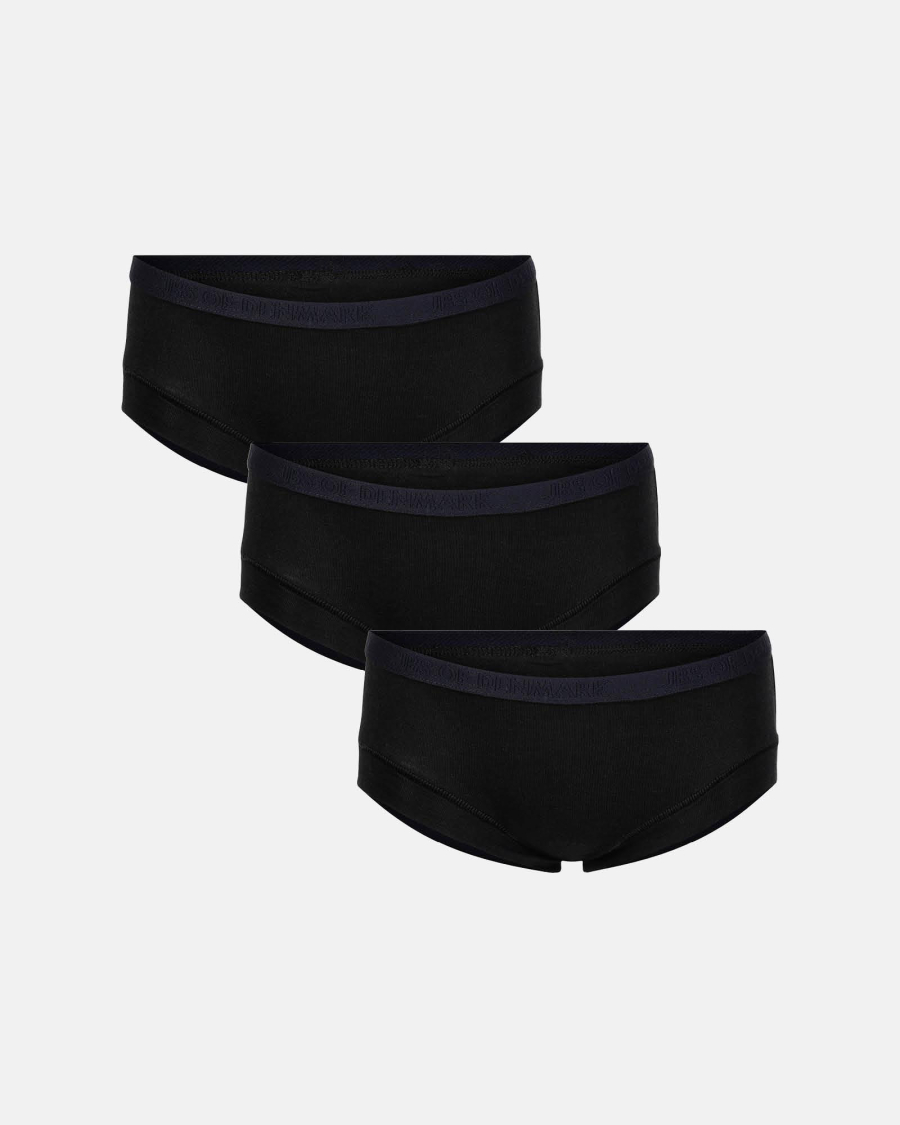 Hipster trusser | 3-pak | Bambusviskose | Sort -JBS of Denmark Kids