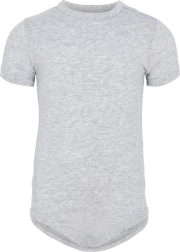 Kortærmet body | Bambusviskose | Grå -JBS of Denmark Kids