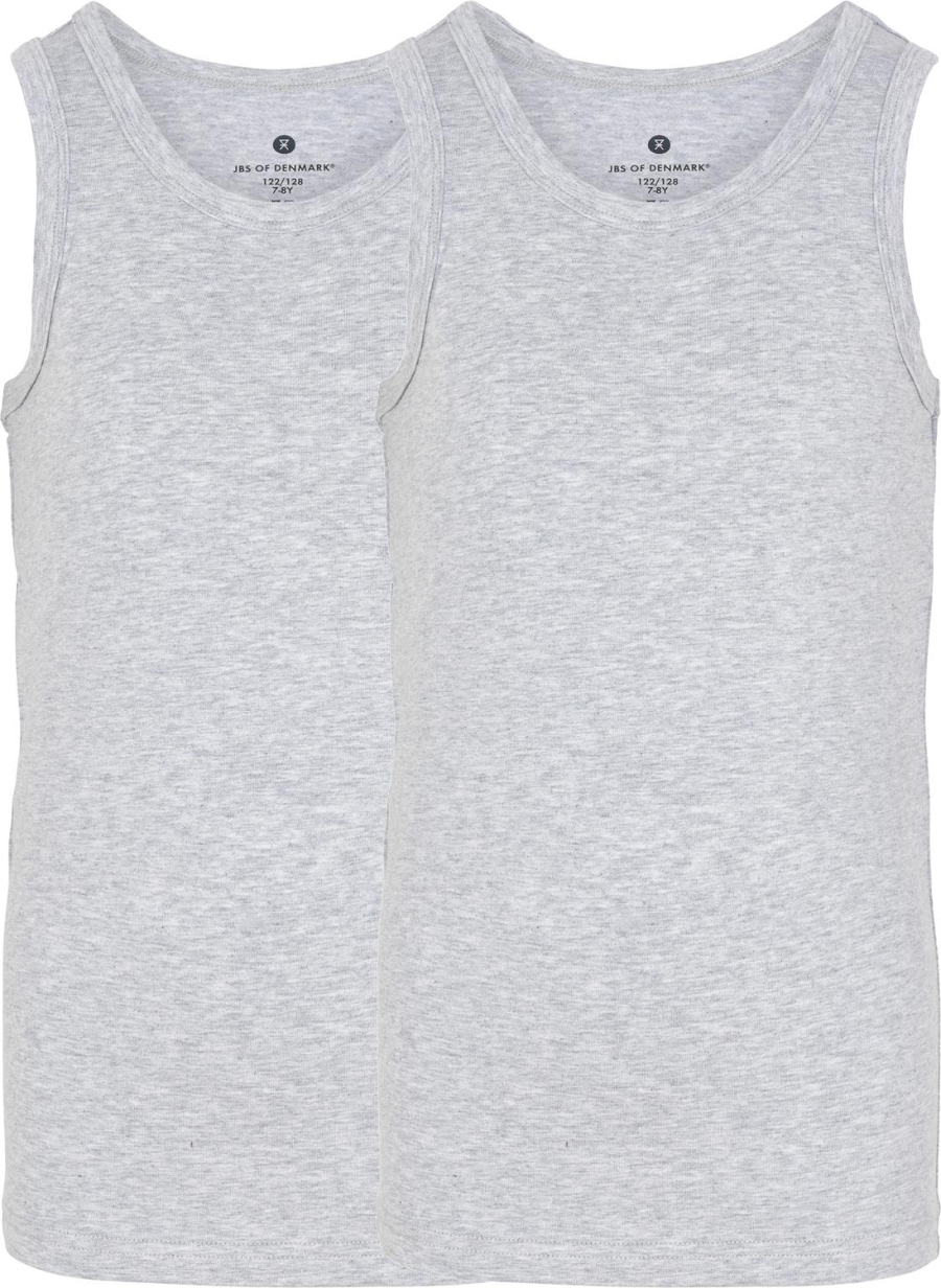 Singlet | 2-pak | Bambusviskose | Grå -JBS of Denmark Kids