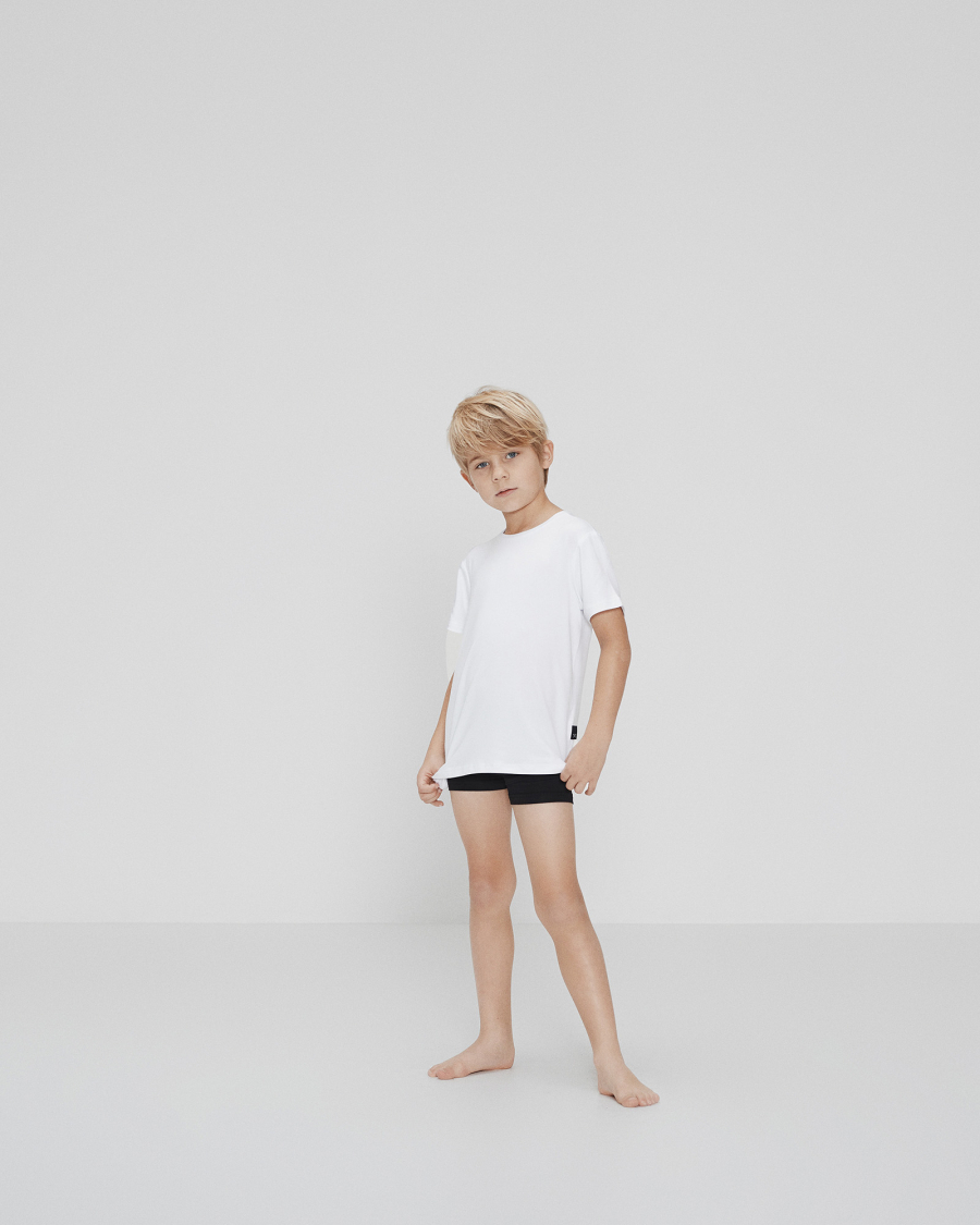T-shirt o-neck, Bambusviskose, Hvid