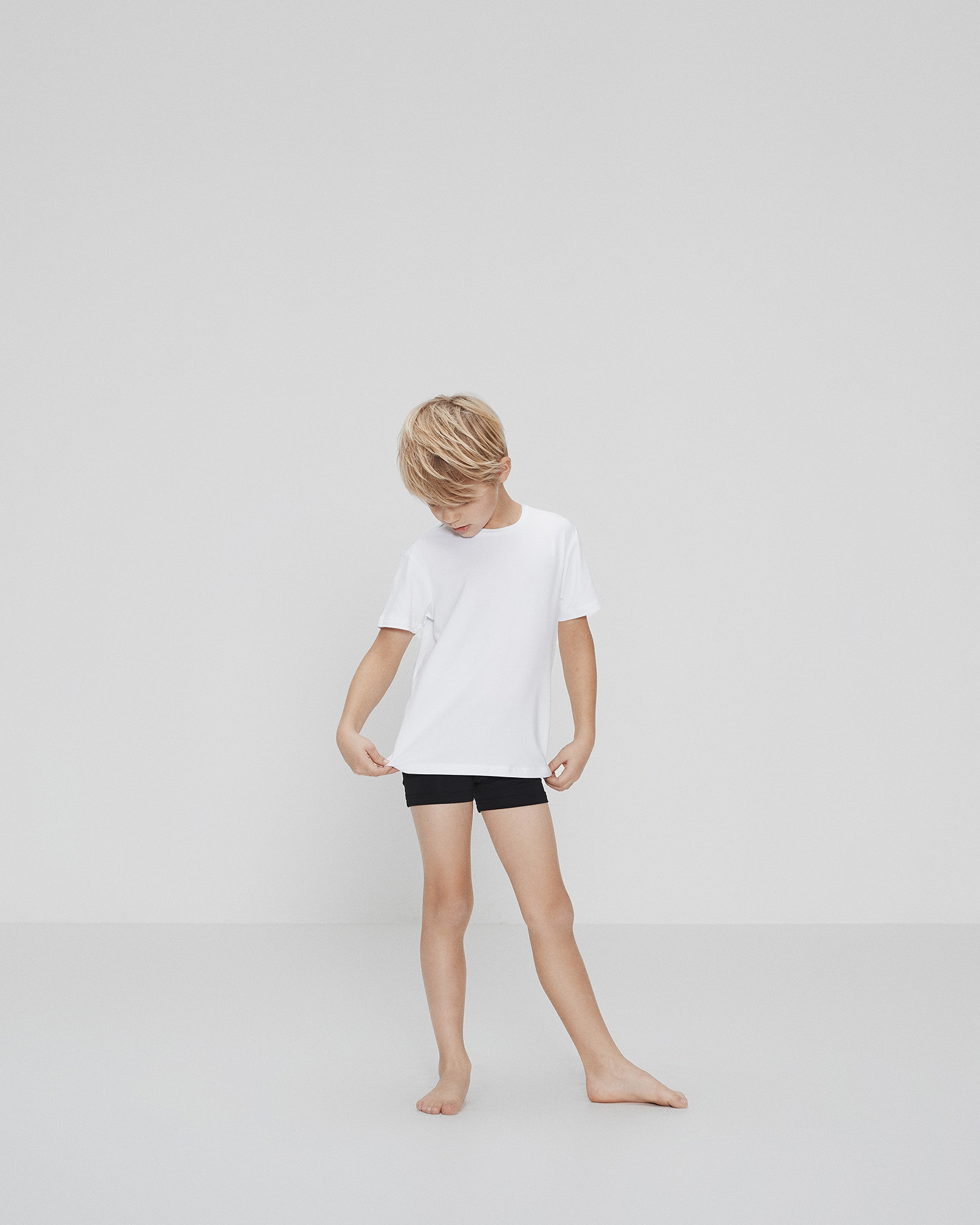 T-shirt o-neck, Bambusviskose, Hvid