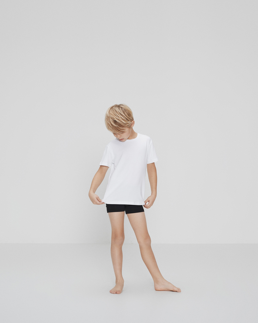 T-shirt o-neck, Bambusviskose, Hvid