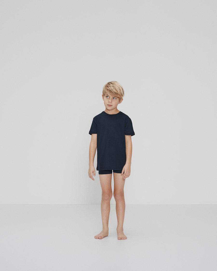 T-shirt o-neck | Bambusviskose | Navy -JBS of Denmark Kids