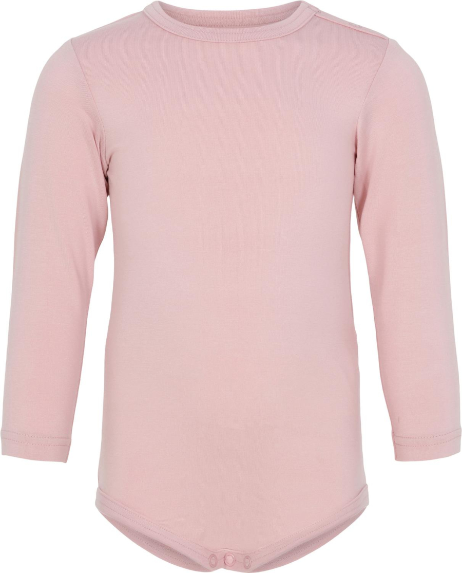 Langærmet body | Bambusviskose | Rose -JBS of Denmark Kids