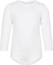 Langærmet body | Bambusviskose | Hvid -JBS of Denmark Kids