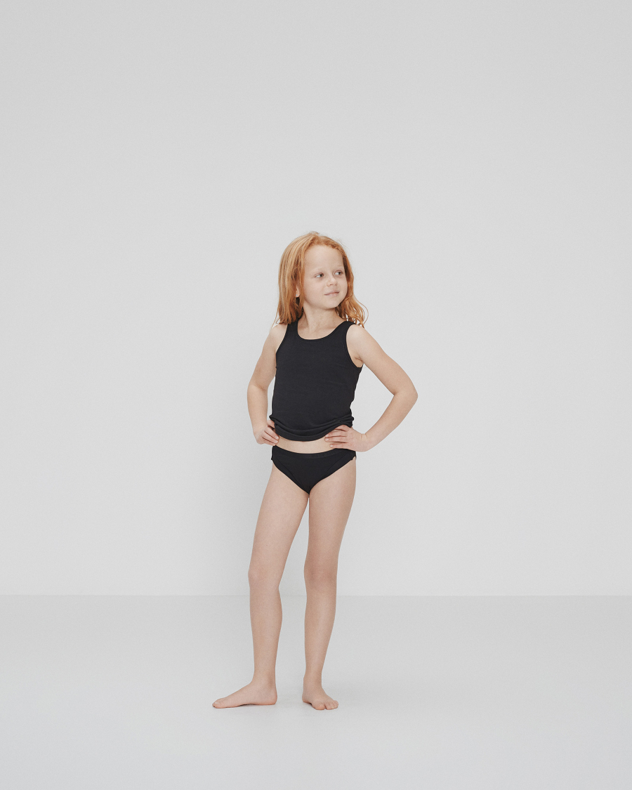 Tai trusser | 3-pak | Bambusviskose | Sort -JBS of Denmark Kids