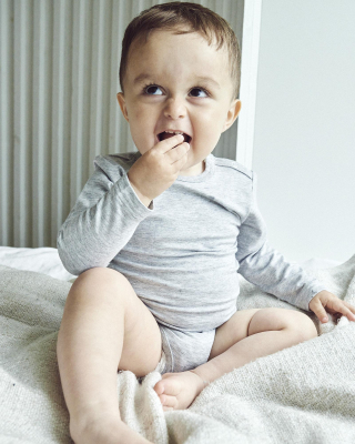 Langærmet body | Bambusviskose | Lysegrå -JBS of Denmark Kids Langærmet body | Bambusviskose | Lysegrå -JBS of Denmark Kids