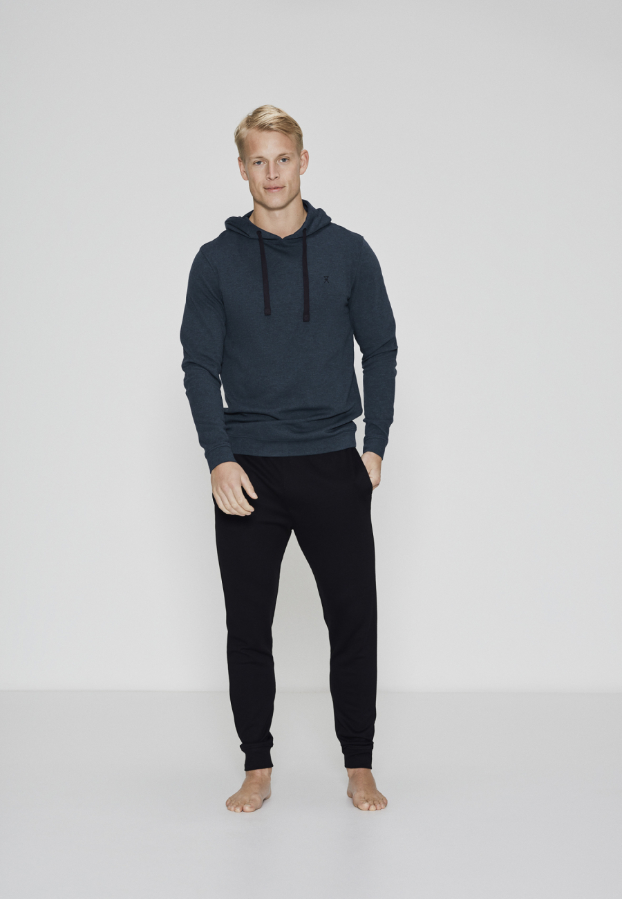 Hoodie, Bambusviskose, Marine