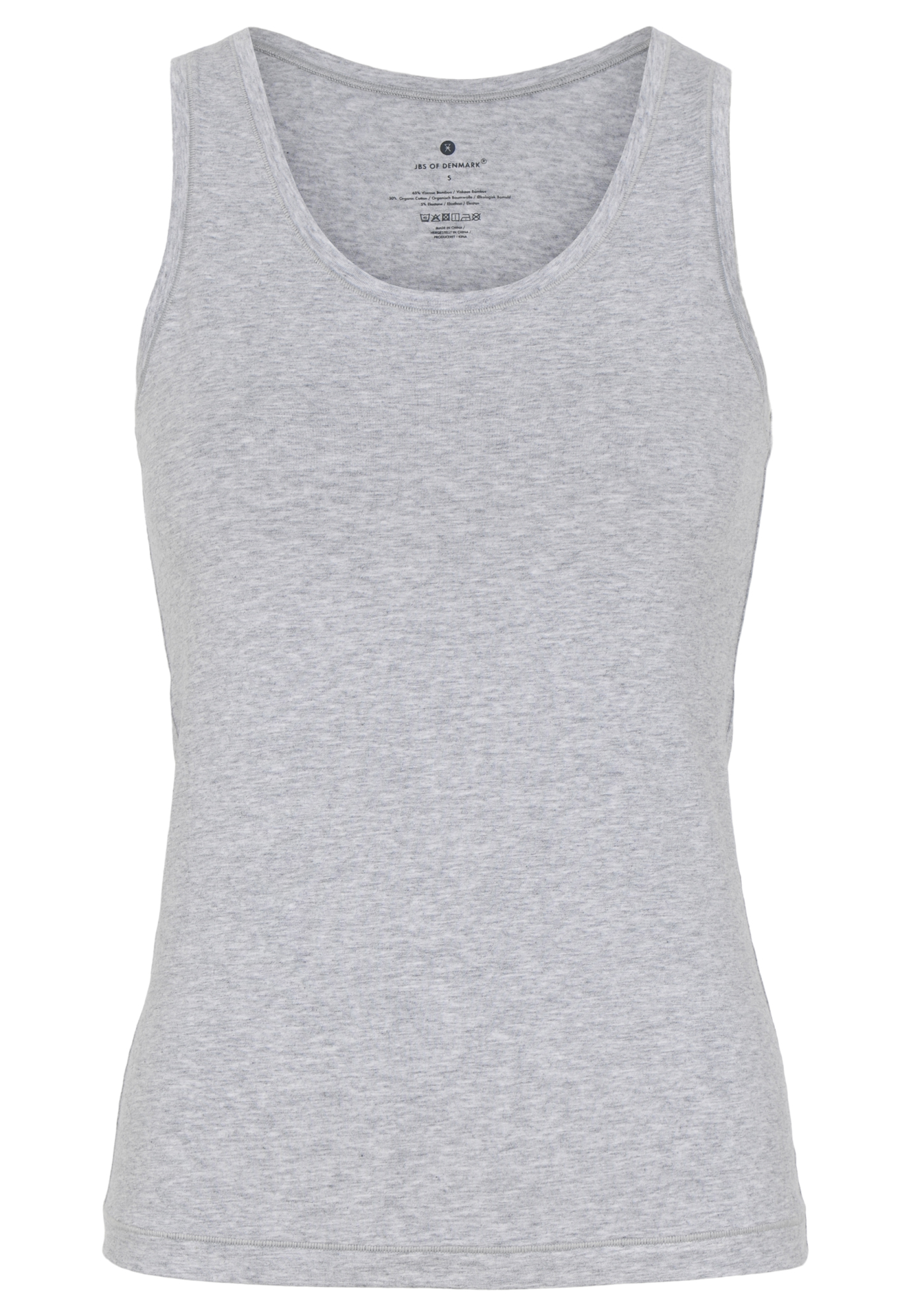 Tanktop, Bambusviskose, Grå