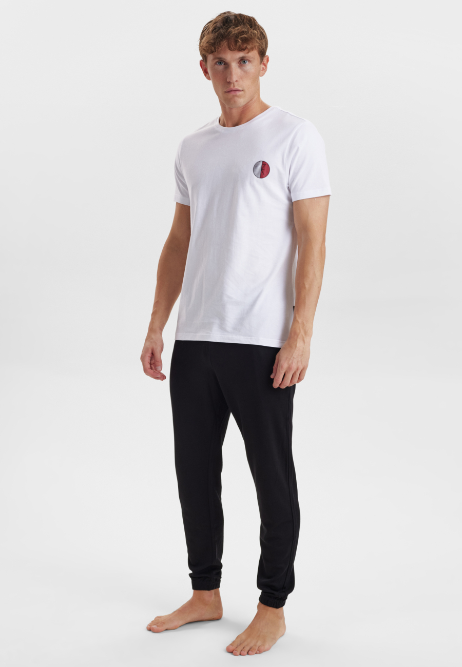 T-shirt o-neck | 100% økologisk bomuld | Hvid -JBS of Denmark Men