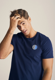 T-shirt o-neck | 100% økologisk bomuld | Navy -JBS of Denmark Men