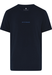 T-shirt med logo | Bambusviskose | Navy -JBS of Denmark Men