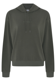 Hoodie med logo | Bambusviskose | Grøn -JBS of Denmark Women