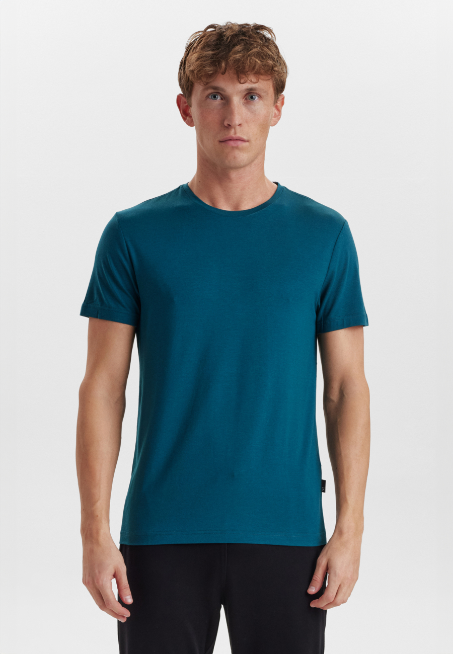 T-shirt o-neck | Bambusviskose | Grøn -JBS of Denmark Men
