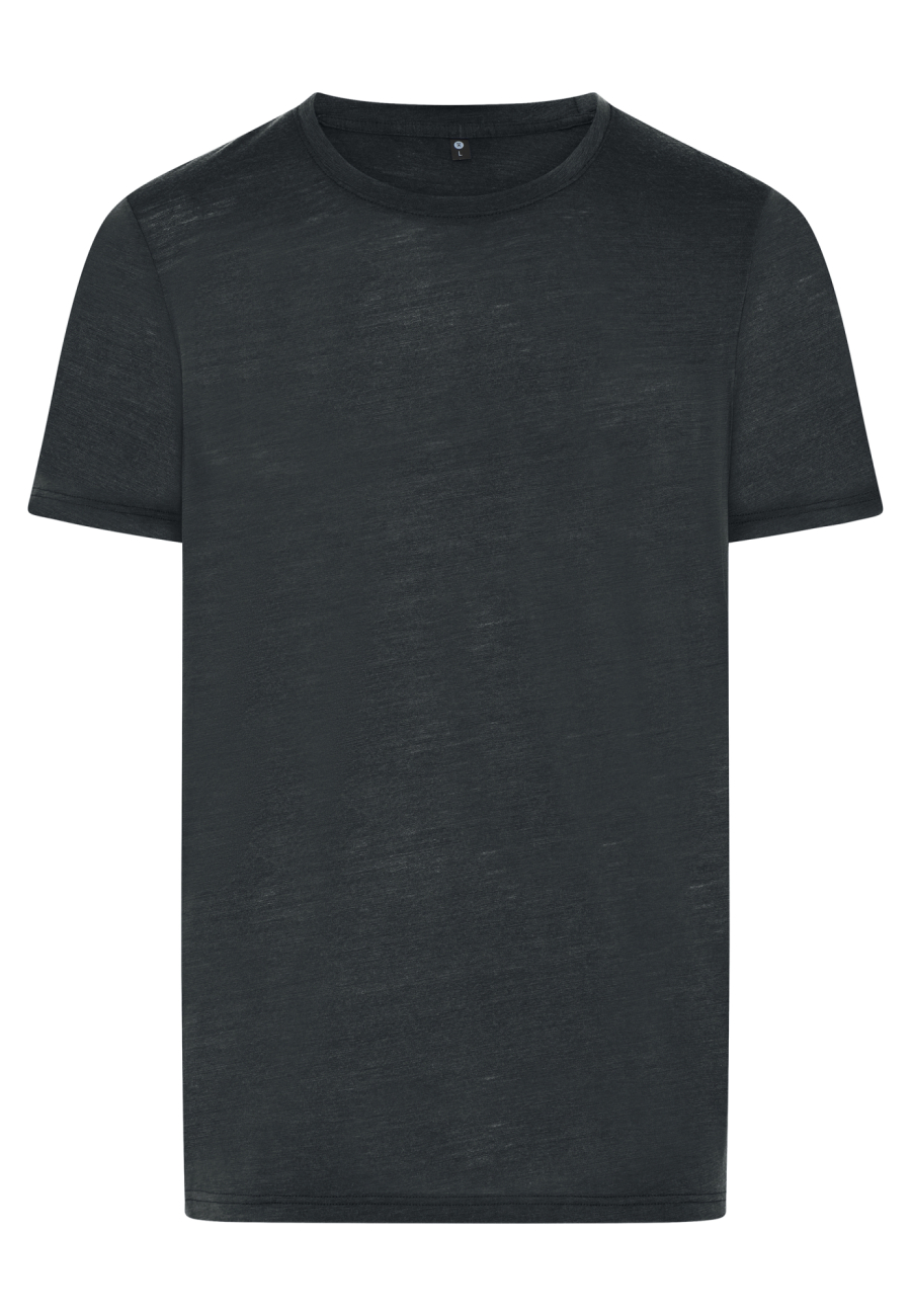 T-shirt, 100% merino uld, Sort
