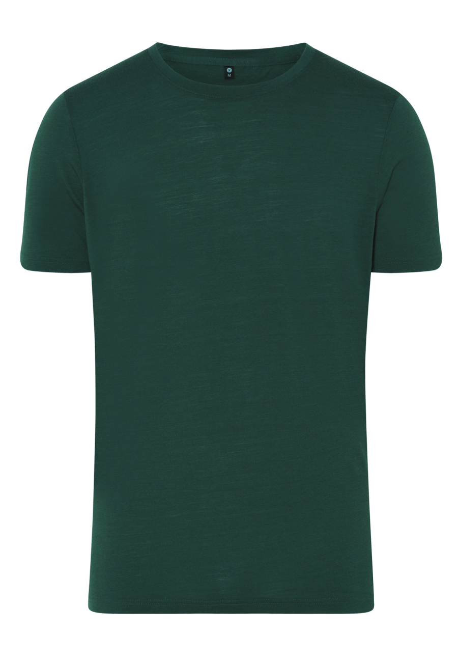 T-shirt | 100% merino uld | Grøn -JBS of Denmark Men