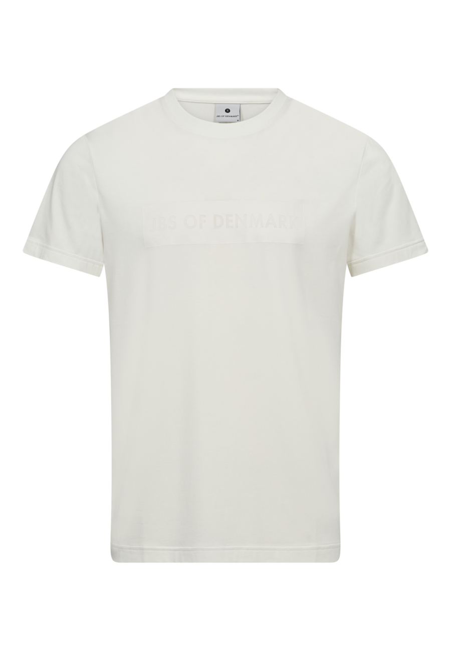 T-shirt  med logo | Bambusviskose | Hvid -JBS of Denmark Men