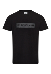 T-shirt  med logo | Bambusviskose | Sort -JBS of Denmark Men
