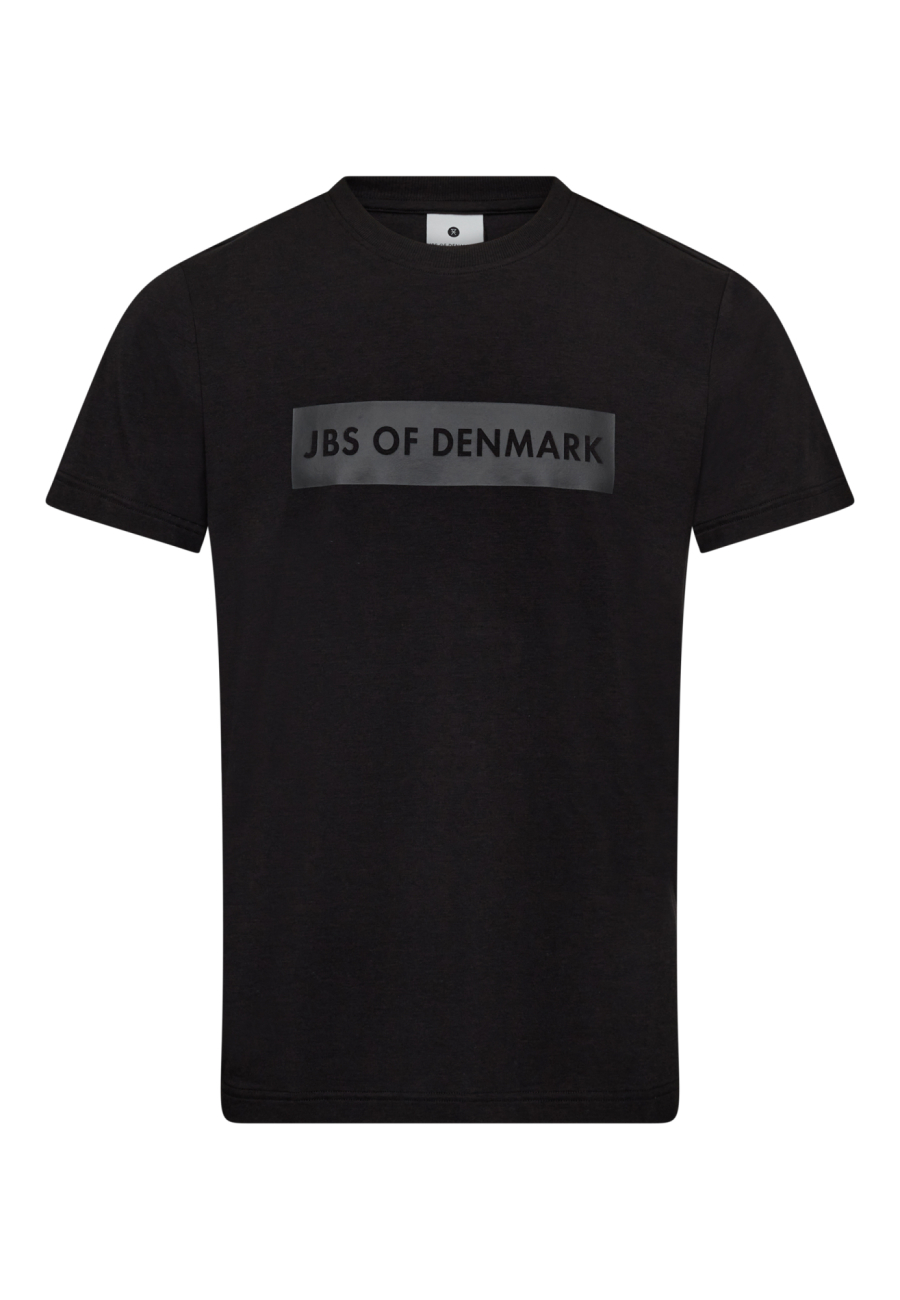 T-shirt  med logo | Bambusviskose | Sort -JBS of Denmark Men