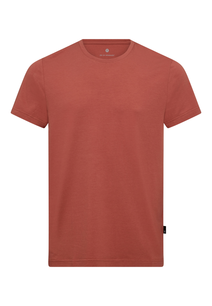 T-shirt o-neck | Bambusviskose | Orange -JBS of Denmark Men