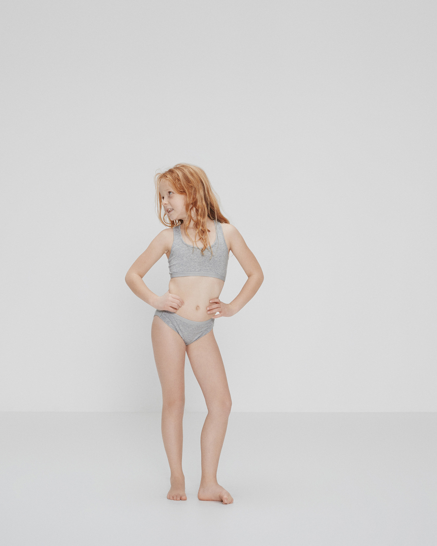 Top | 2-pak | Bambusviskose | Grå -JBS of Denmark Kids