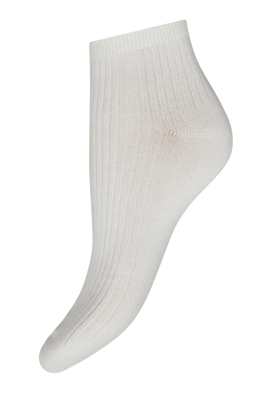 Footies "rib" | Bambusviskose | Hvid -JBS of Denmark Women