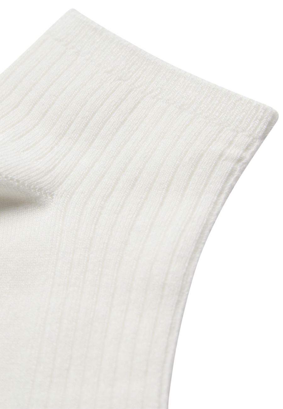 Footies "rib" | Bambusviskose | Hvid -JBS of Denmark Women