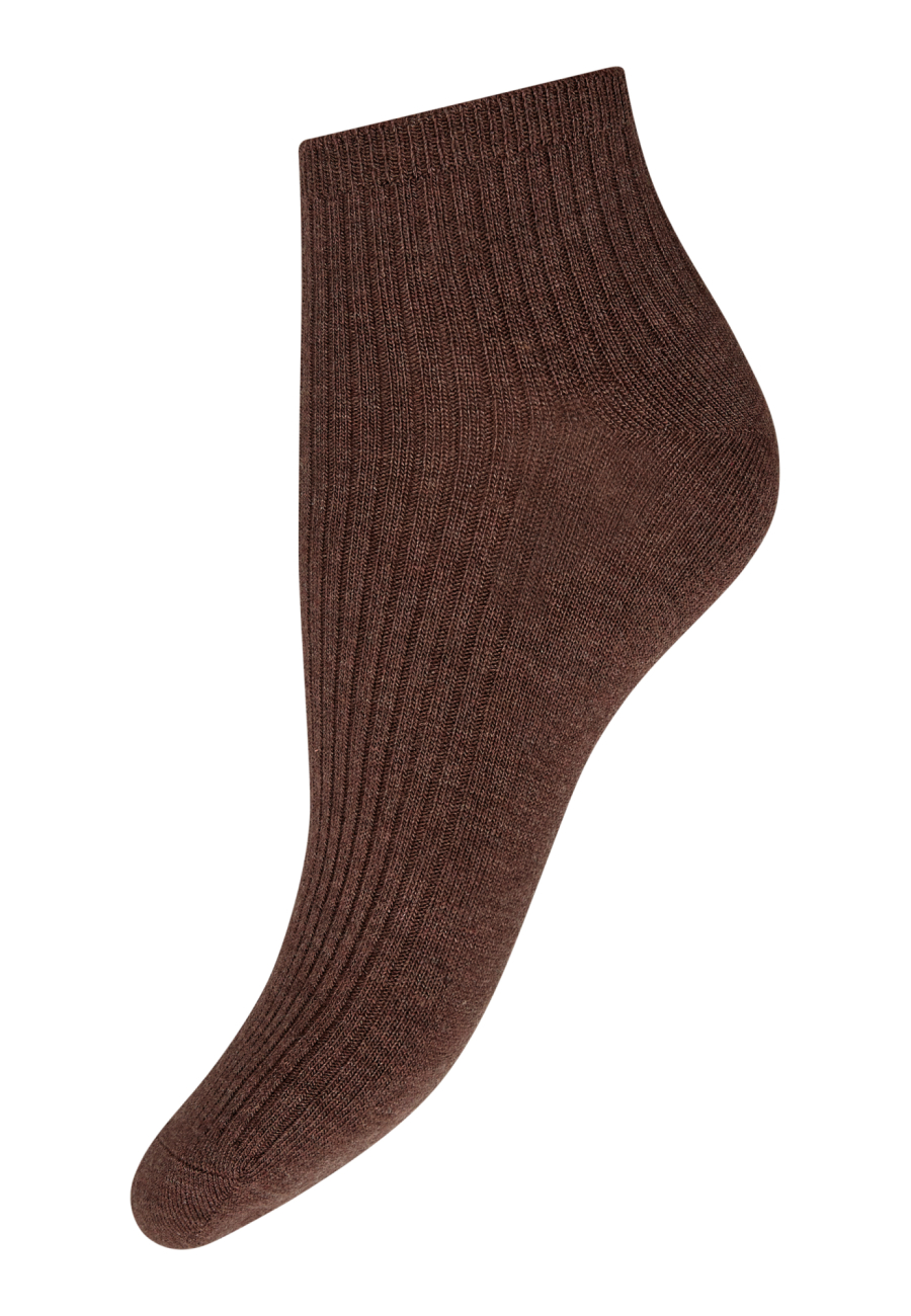 Footies "rib" | Bambusviskose | Brun -JBS of Denmark Women